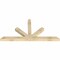 Ekena Millwork Saratoga Rough Sawn Timber Gable Bracket, Douglas Fir, 72"W x 36"H x 4"D x 4"F, 12/12 Pitch GBW072X36X0404SAR00RDF - alternate 2